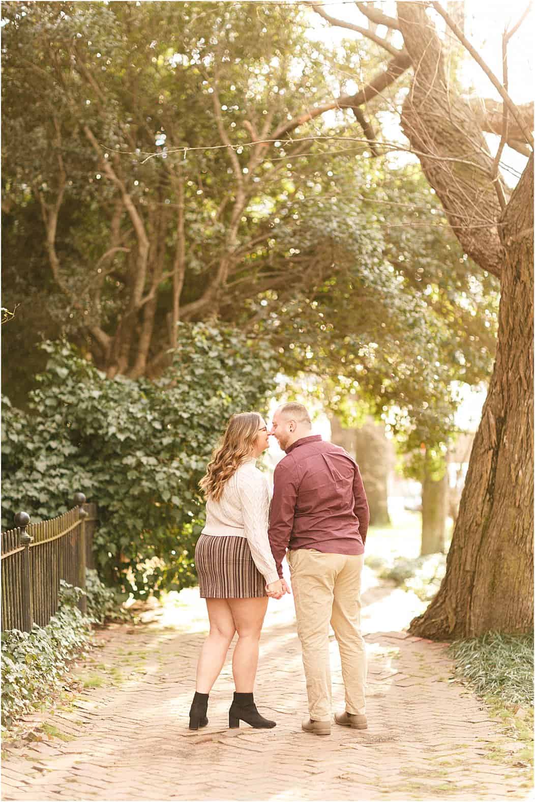 libby hill park richmond virginia engagement photos