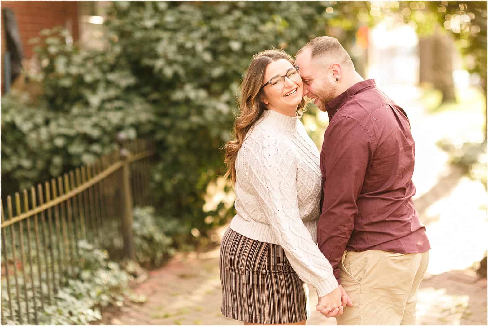 libby hill park richmond virginia engagement photos