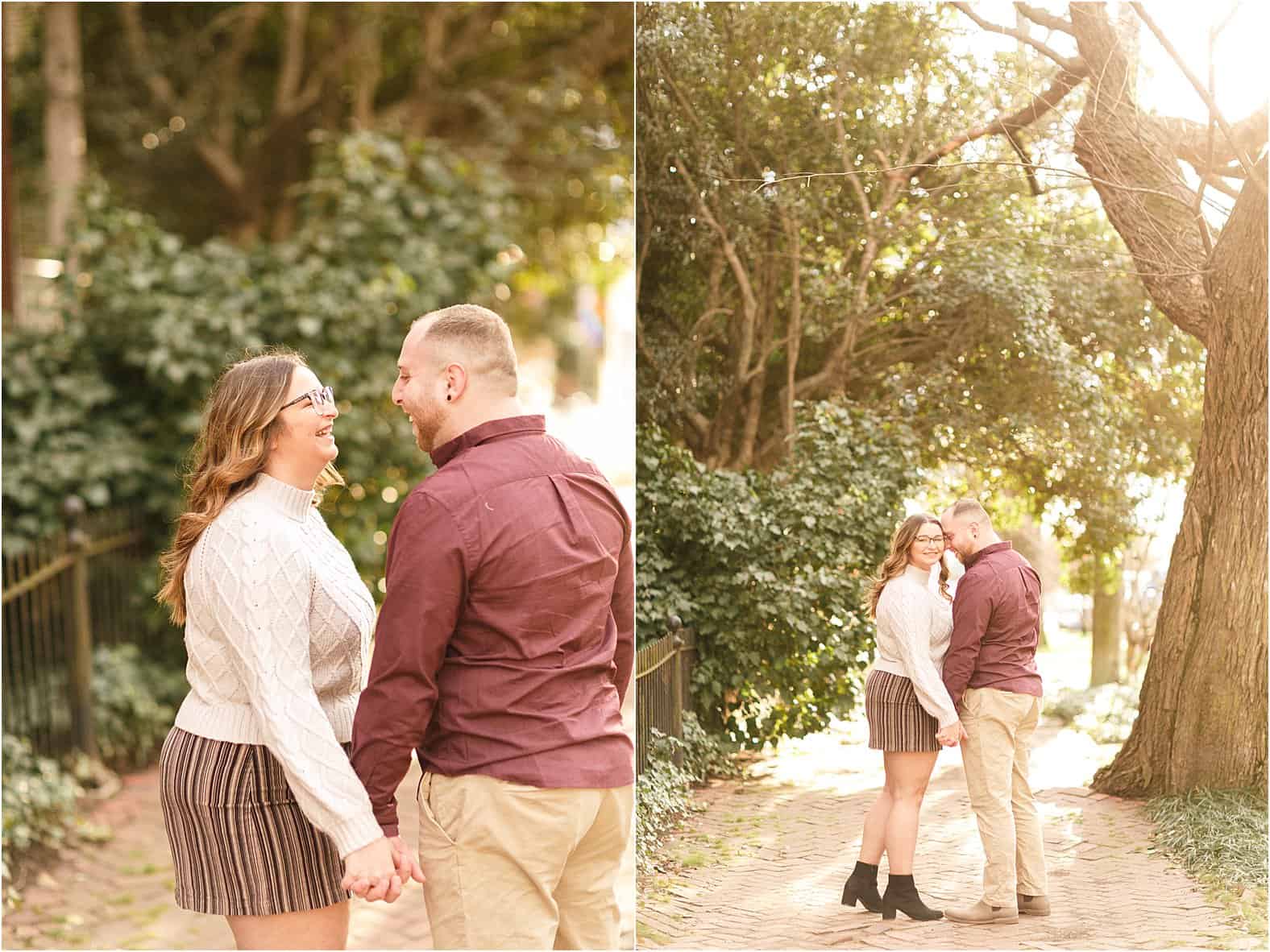 libby hill park richmond virginia engagement photos