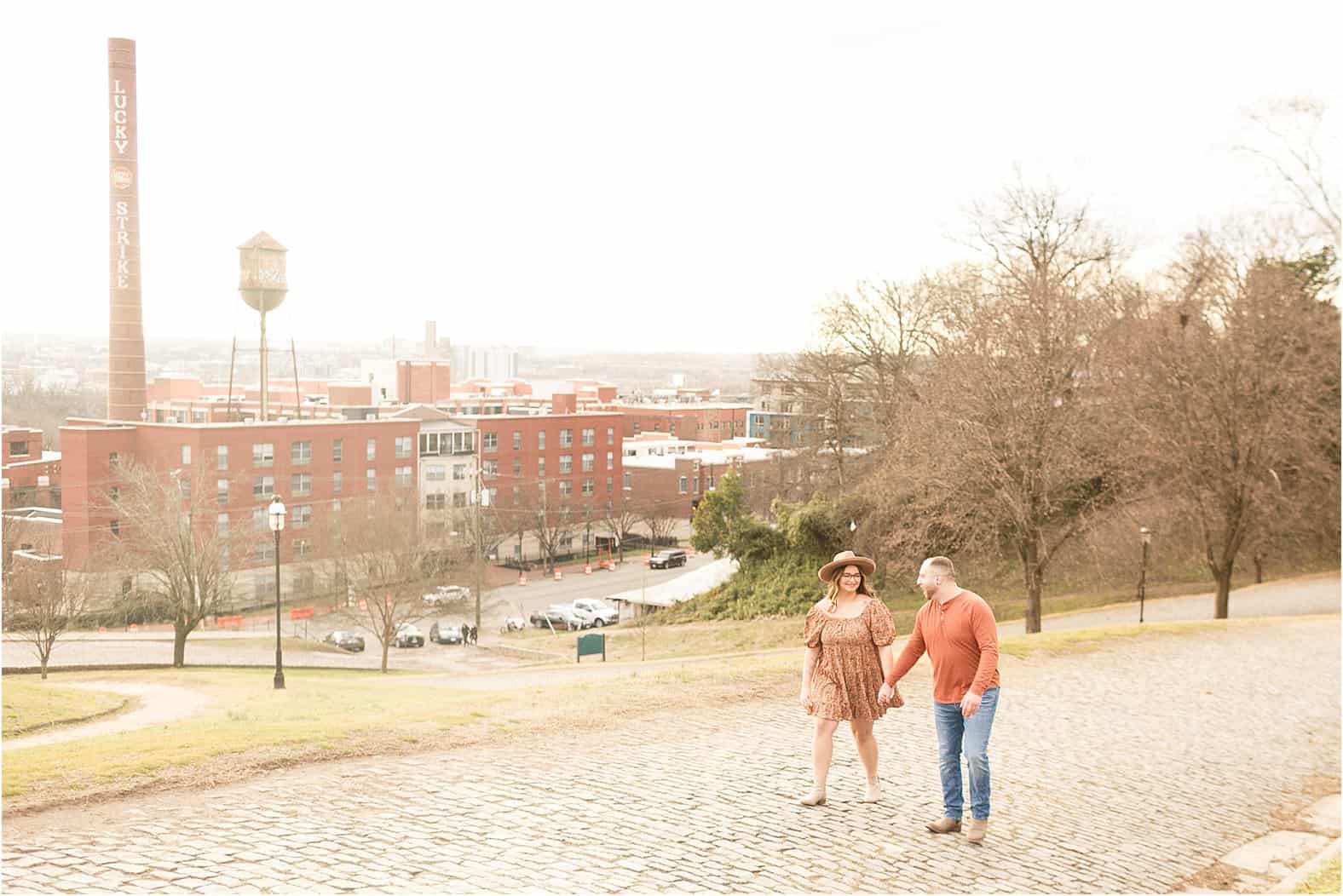 libby hill park richmond virginia engagement photos