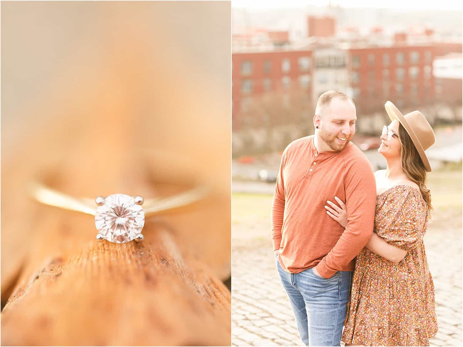 libby hill park richmond virginia engagement photos