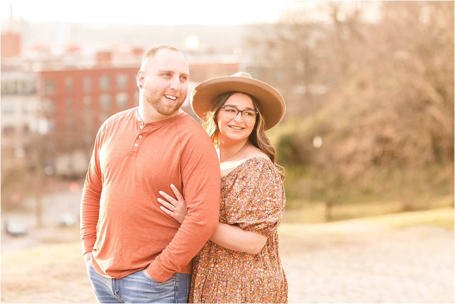 libby hill park richmond virginia engagement photos