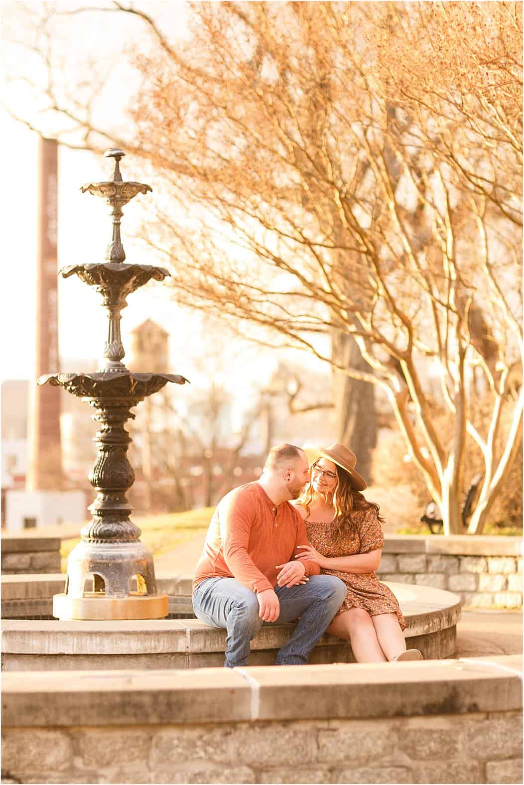 libby hill park richmond virginia engagement photos