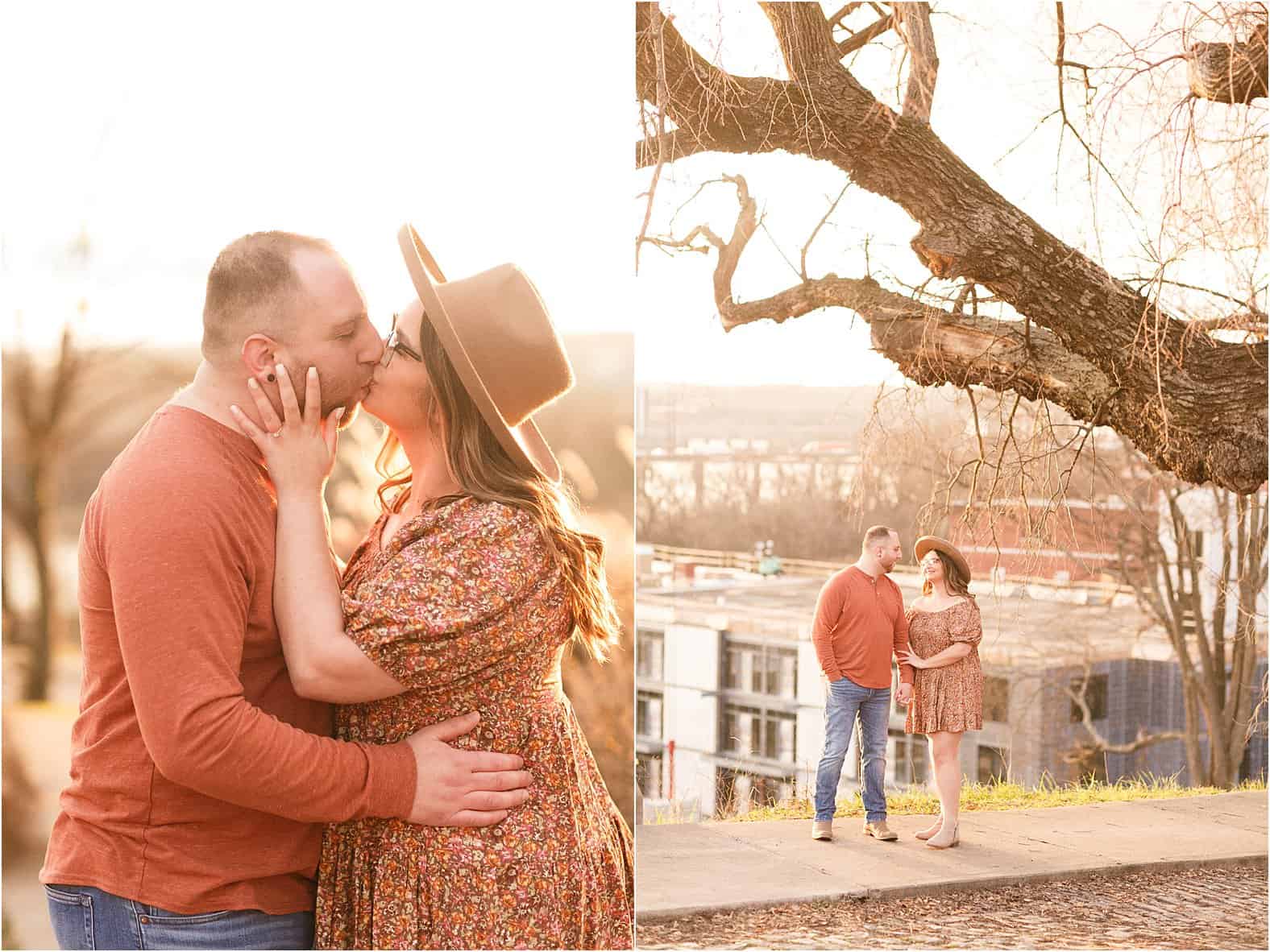 libby hill park richmond virginia engagement photos