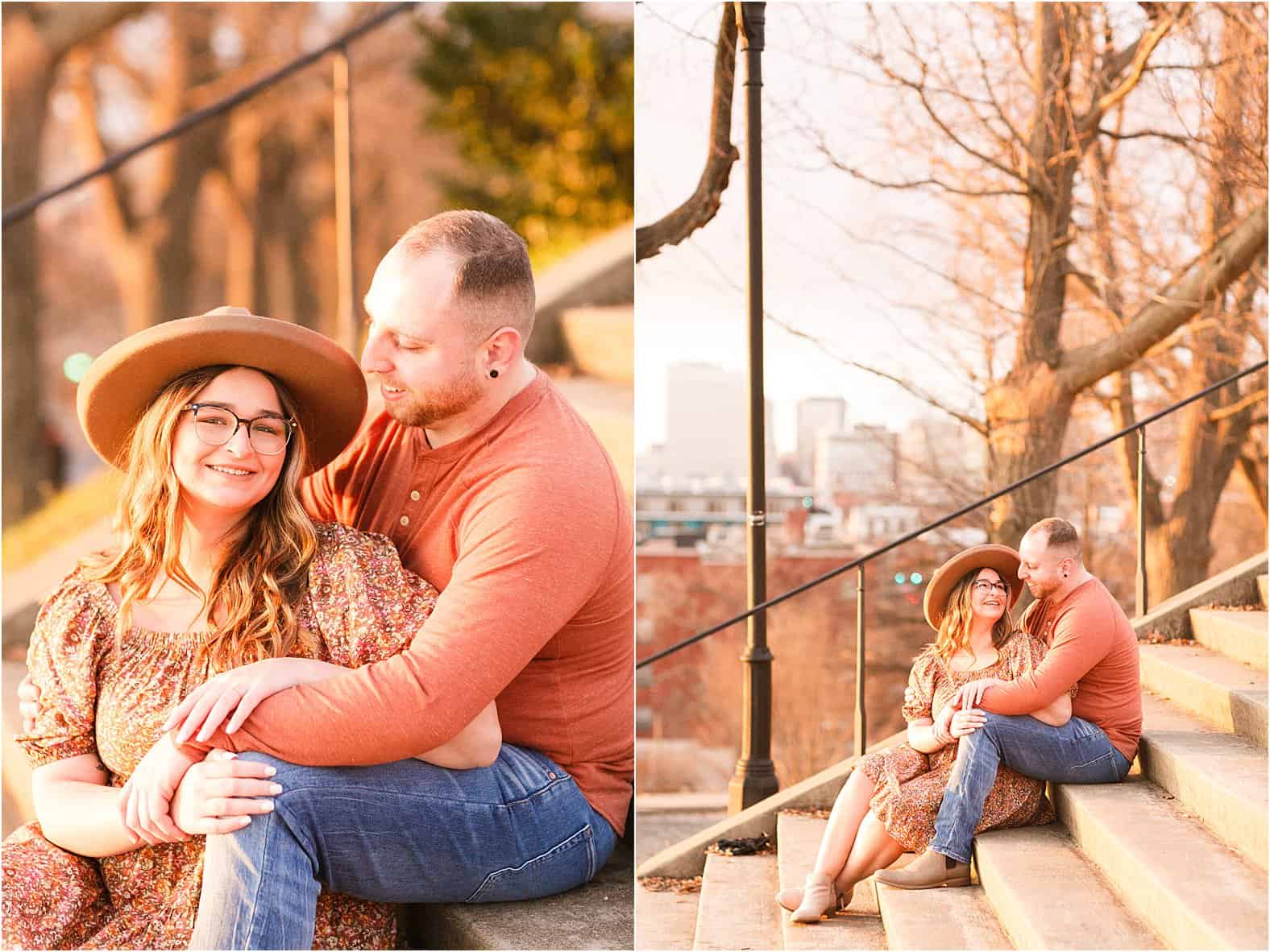 libby hill park richmond virginia engagement photos