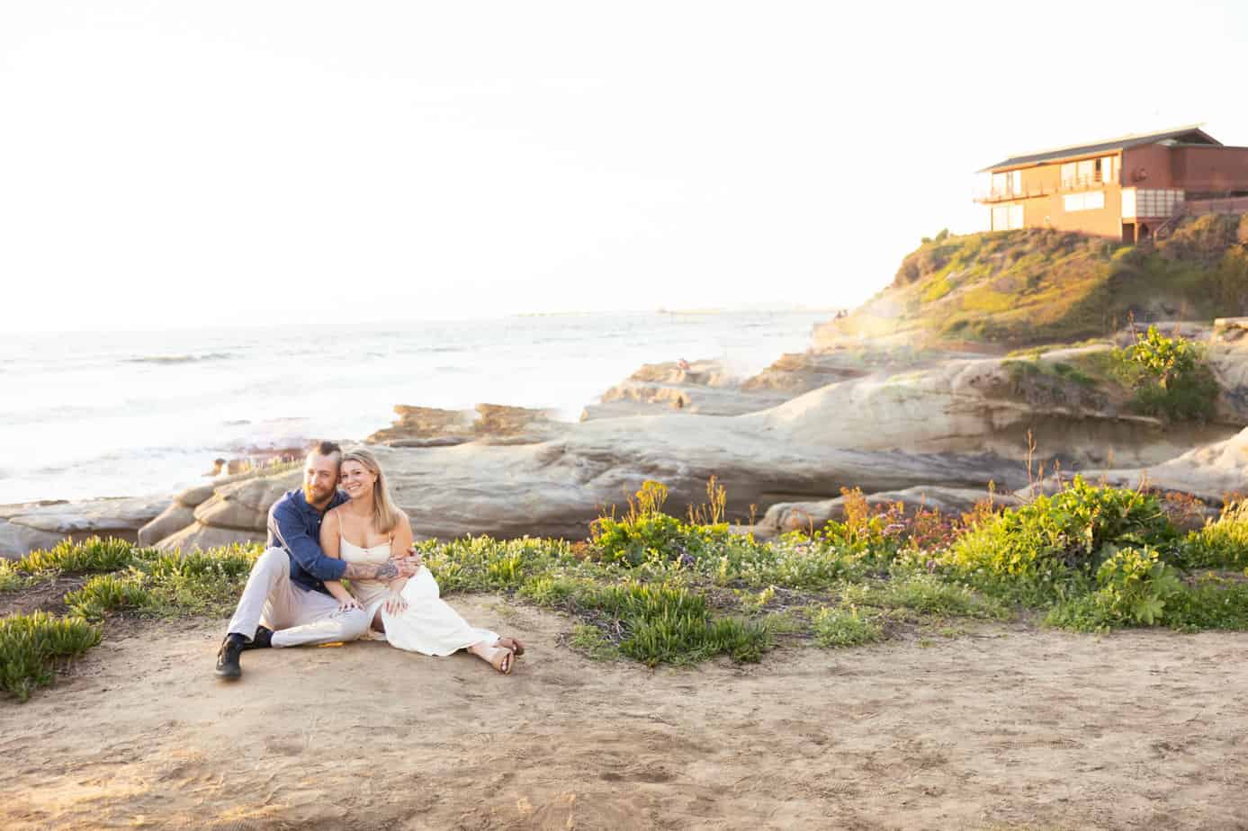 sunset cliffs la jolla san diego california engagement wedding photos