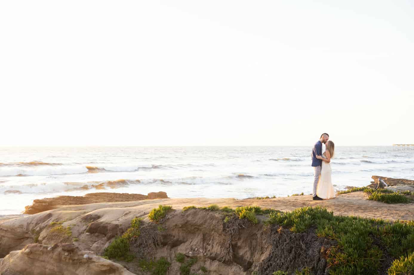 sunset cliffs la jolla san diego california engagement wedding photos