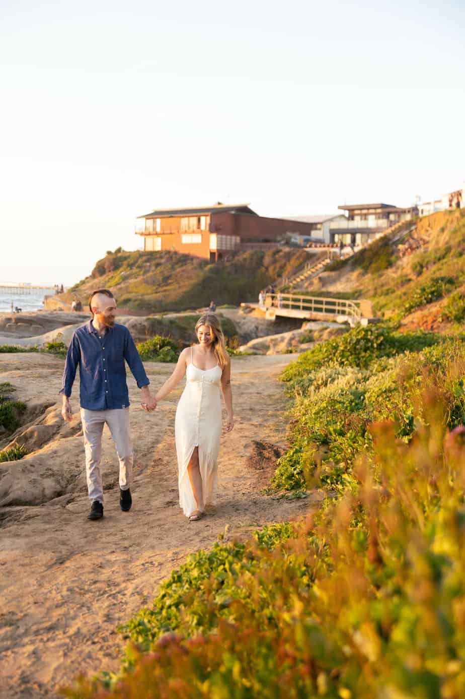 sunset cliffs la jolla san diego california engagement wedding photos