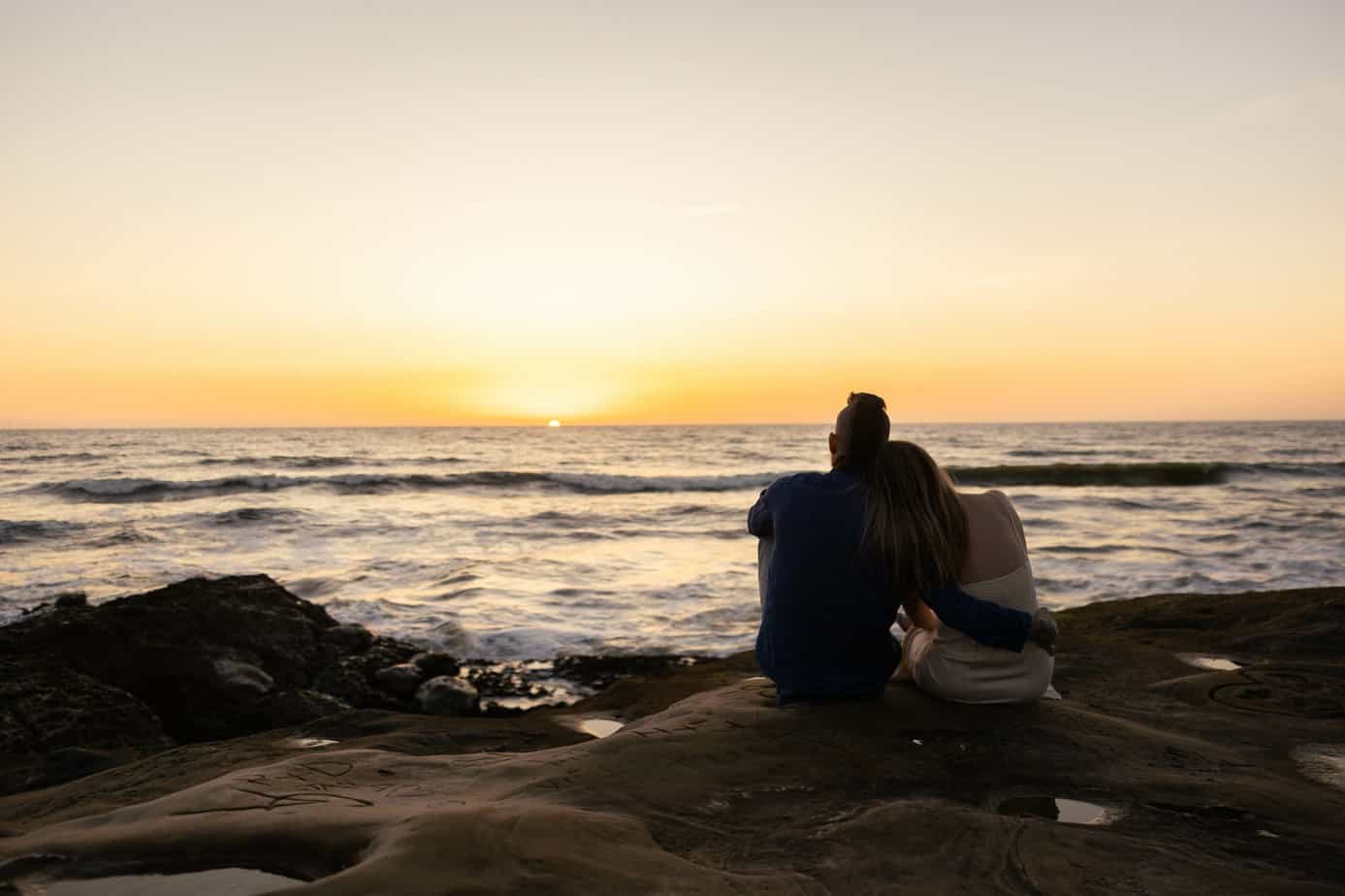 sunset cliffs la jolla san diego california engagement wedding photos