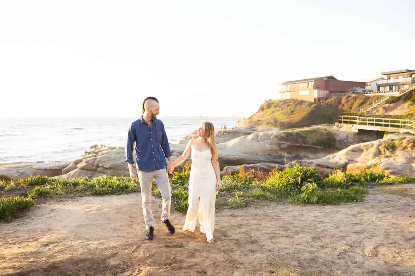 sunset cliffs la jolla san diego california engagement wedding photos